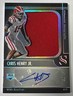 Chris Henry Jr. 2025 Panini Silhouette #42 Patch Auto Holo Silver /75 NIL