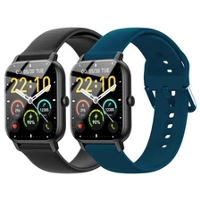 2 Pack Bands Compatible with IDW13/IDW16/IDW19/IDW21/IDW25/IDW26 Smart Watch Ban
