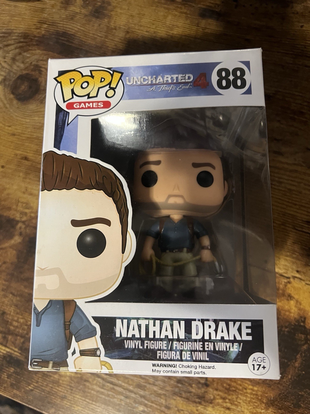 Funko Pop Games Nathan Drake Uncharted Vinyl Figure #88