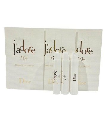 Dior J'adore L'Or Essence De Parfum Sample Women 1ml (Set of 3) NEW