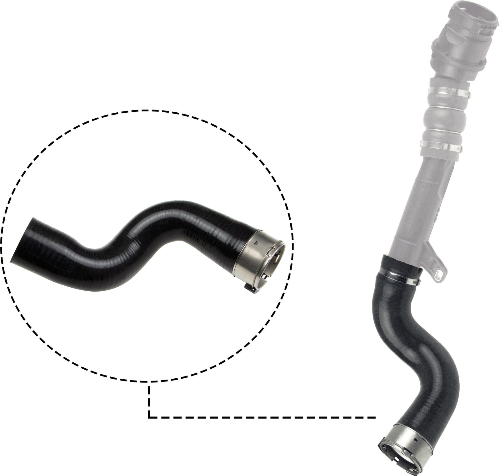 GATES-OE 09-0525 Charge Air Hose for DACIA,RENAULT