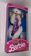 Barbie JC Penney Enchanted Evening Doll in Harlequin Fur Coat SE 1991