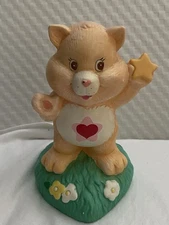 Care Bear Ceramic Coin Bank 7” Vintage 80’s.  Love A Lot Bear.