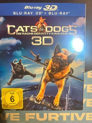 Cats & Dogs 2 Die Rache der Kitty Kahlohr 3D Blu-ray + 2D Set FSK 6 Top Zustand