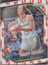 2025 Panini Prizm WNBA #50 Maddy Siegrist WNBA Logo Prizms