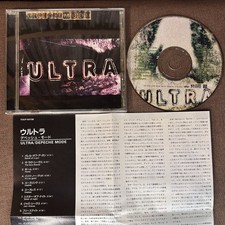 DEPECHE MODE Ultra JAPAN CD TOCP-50158 1 A1 w/ JAPANESE INSERT 1997 issue cracks