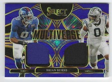 2025 PANINI SELECT BRIAN BURNS MULTIVERSE BLUE PRIZM RELIC #MVJ-BBS