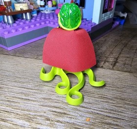 Lego Ac011 Space Alien Commander Minifigure 7065