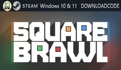 NEU PC Computer Spiel Square Brawl für Windows 10 11 STEAM Download Code Gamekey