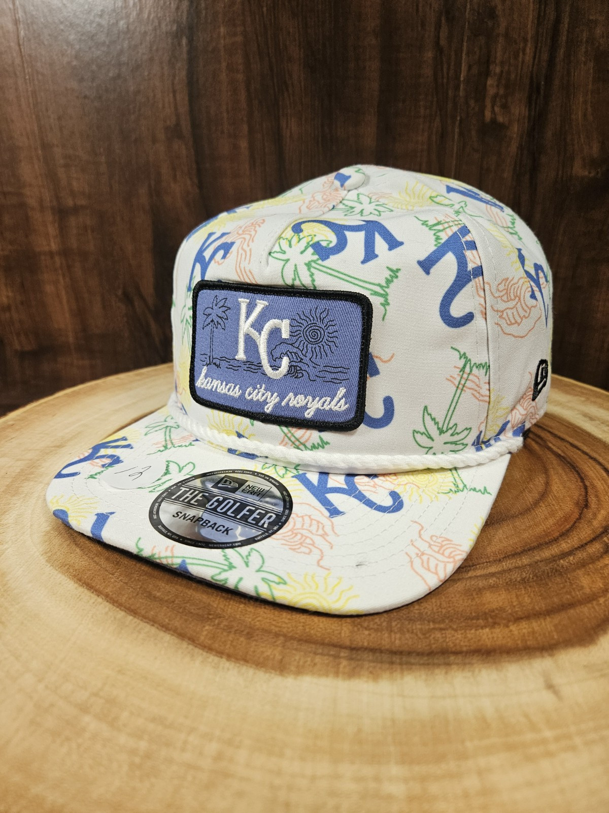 Royals New Era The Golfer Rope Snapback Adjustable Cap Tropical Design
