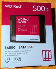 Western Digital 2.5" 500GB WD Red SA500 NAS SATA SSD - WDS500G1R0A-68A4W0