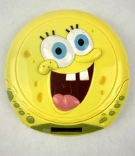 SpongeBob SquarePants Portable Personal CD Player Nickelodeon 2006 Parts/ Repair