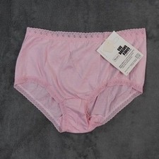 VTG Sears The Doesn't Panty Pima Cotton Lace Trim Briefs Underwear Medium