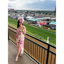 Reformation Kourtney Floral Dress Pink Floral Ivory Size 8
