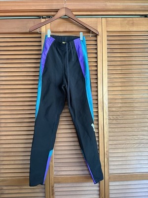 Hot Chillys Ski Pants In Small Black Vintage Made In USA