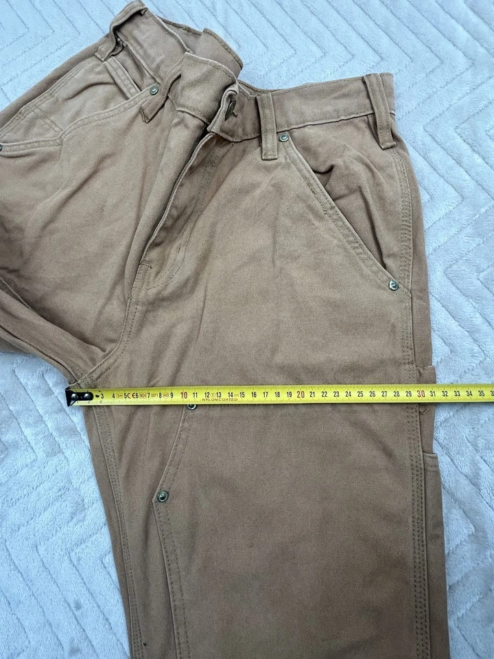 Carhartt Pantalon Double Knee Camel Straight W34 L30 (1160) - Photo 4/4