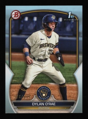 2023 Bowman - Prospects Dylan O'Rae #BP-143 Sky Blue /499