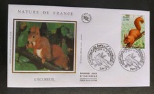 Enveloppe Premier 1er jour Timbre L'écureuil N° 3381 Obl Paris 2001