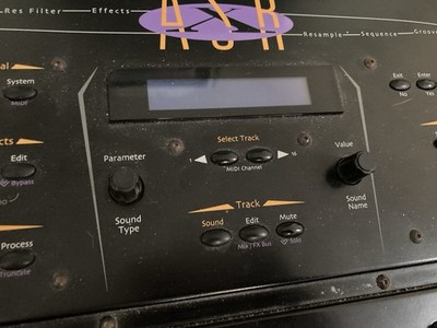 Vintage Ensoniq ASR-X Sampler & Sequencer SCSI 8 Outputs Maxed Ram