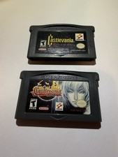 Nintendo Game Boy Advance Castlevania Aria Of Sorrow And Circle Of The Moon Lot
