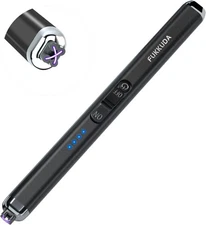 【Upgraded】 Dual Arc Electric Candle Lighter Rechargeable USB Lighter Plasma