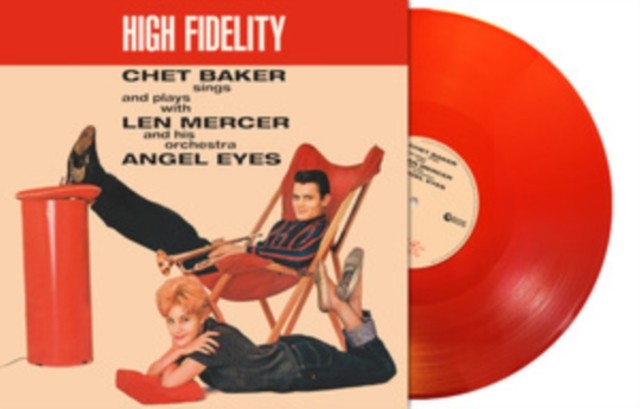 CHET BAKER - Angel Eyes Red Vinyl - VINYL - P2222z - Image 2