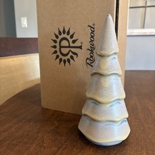 Rookwood pottery medium holiday tree, amethyst glow