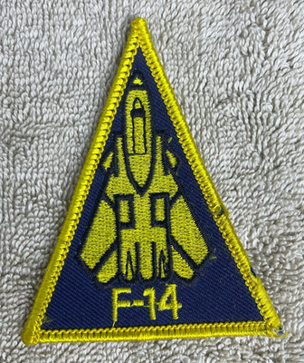 Vintage F-14 TOMCAT Triangle Jacket Patch Aviation Airplane USAF Navy 3 1/4''