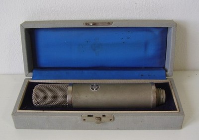 Seltenes Kondensatormikrofon G.Neumann Gefell UM 57 im Etui