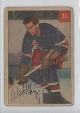 1954-55 Parkhurst Wally Hergesheimer (Text Back) #71 0a4