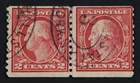 CKStamps: US Stamps Collection Scott#492 2c Washington Used Lightly Crease