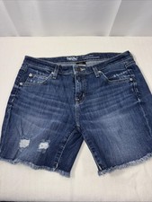 Mossimo Distressed Denim Boyfriend Shorts Sz 6