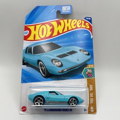Hot Wheels '71 Lamborghini Miura SV Turquoise Dollar Tree