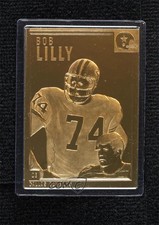 1999-2001 Danbury Mint 22K Gold Legends Bob Lilly #17 HOF 5w0