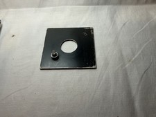 BESELER 4" x 4" ENLARGER LENS BOARD. 33mm HOLE