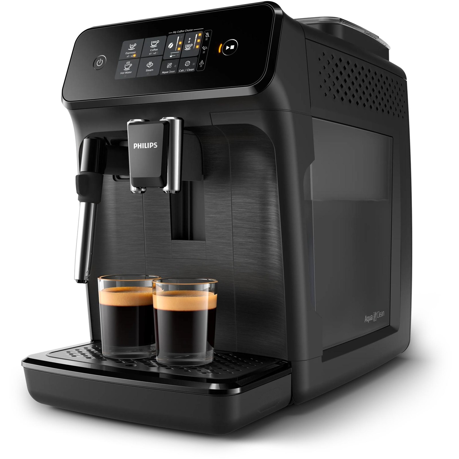 Philips Machine Expresso automatique série1200, mousse lait, noire (EP1220/00R1)