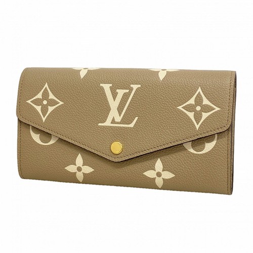 Louis Vuitton Long Wallet Monogram Empreinte Bicolor Portefeuille Sarah M81049