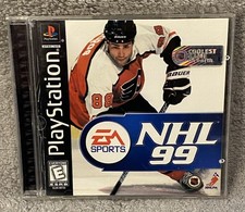 NHL 99 (Sony PlayStation 1, 1998) **TESTED** Complete CIB PS1