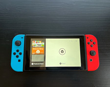 Nintendo Switch V2 Hac-001-01 Neon Red Blue Joy-con Console Charger Nintendo Switch V2 Hac-001-01 Neon Red Blue Joy-con Console Charger