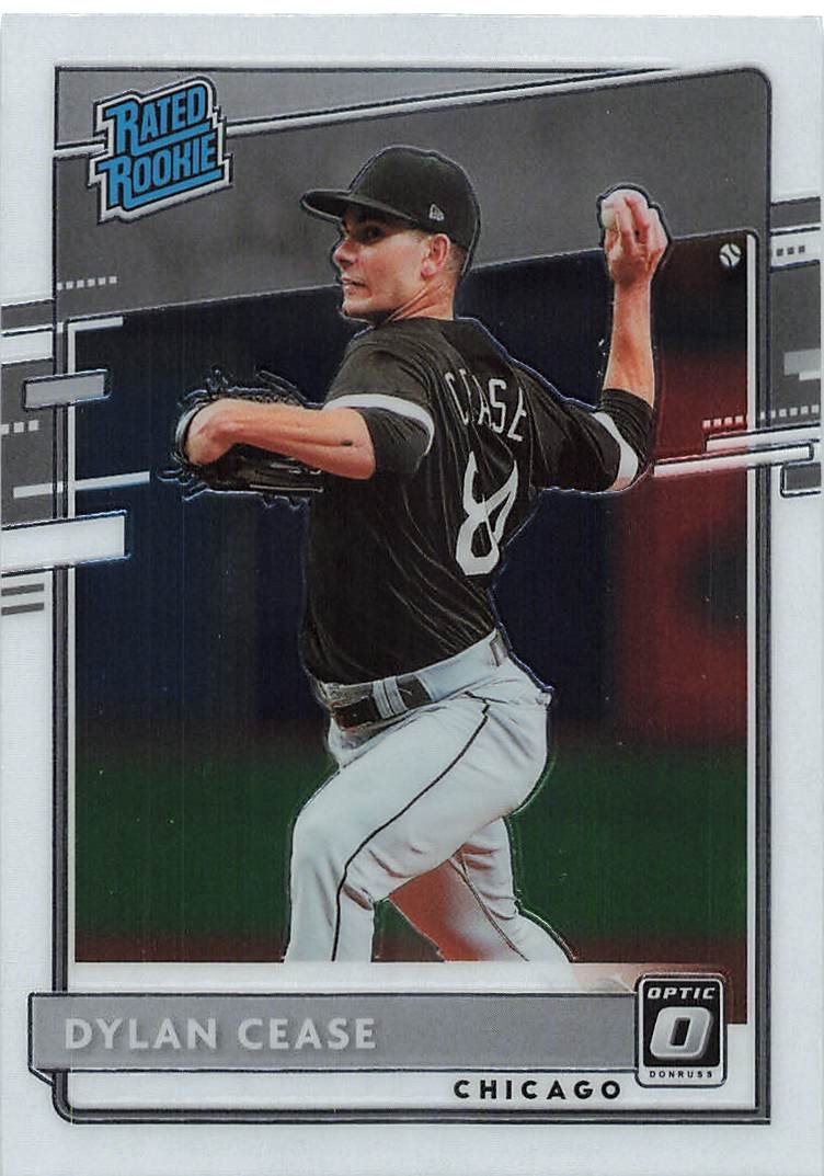 2020 Panini - Donruss Optic RATED ROOKIE DYLAN CEASE WHITE SOX