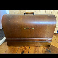 Singer 201K Mechanical Portable Sewing Machine Bentwood Case Accessories Manual