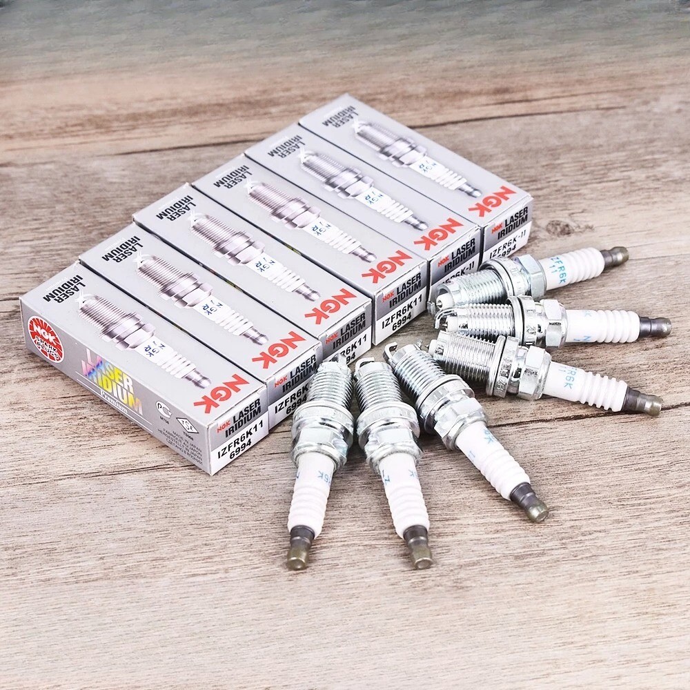 6Pcs 6994 Spark Plugs Laser Iridium NGK IZFR6K11 Fit for Honda ACURA V6 Acura US
