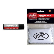 Marucci Pine Tar Stick and Rawlings Small Rosin Bag Grip Bundle