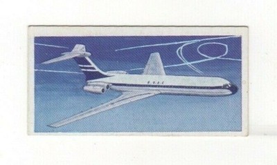 Lyons Tea Aviation Trade Card 1962 #09 BOAC Vickers-Armstrong VC10