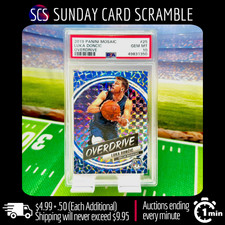 2019-20 Panini Mosaic Overdrive Checkerboard Prizm Luka Doncic #25 PSA 10 🚚🔥