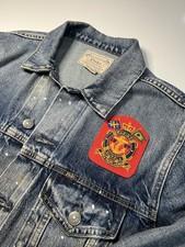 Polo Ralph Lauren Custom Embroidered Crowned Marine Supply Co. Red Sew On Patch
