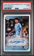 2024-25 Topps Merlin UCC NICO O'REILLY Autograph Graded PSA 9 MINT