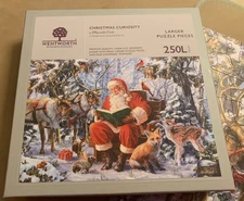 WENTWORTH WOODEN JIGSAW PUZZLE  250L PIECES   Christmas curiosity.   COMPLETE