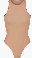 NWT skims fits everybody high neck bodysuit Ochre XS