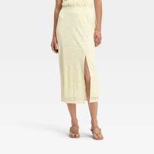 Women Lace Column A-Line Skirt - A New Day